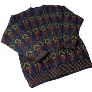 Lobo By Pendleton 100% Wool Crewneck Sweater Large